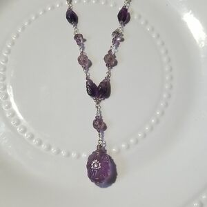 AMETHYST STERLING NECKLACE